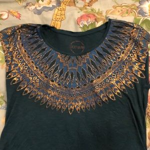Lucky Brand teal t-shirt